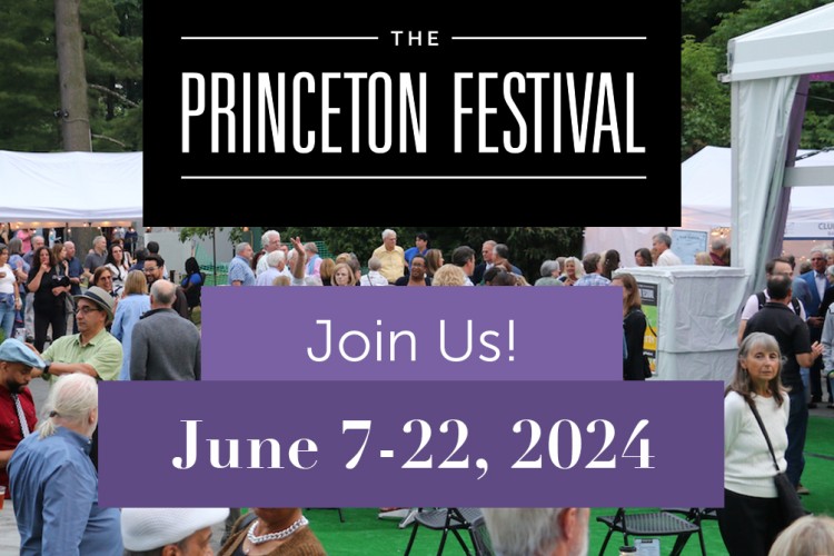 Text: The Princeton Festival, Join Us!, June 7-22, 2024